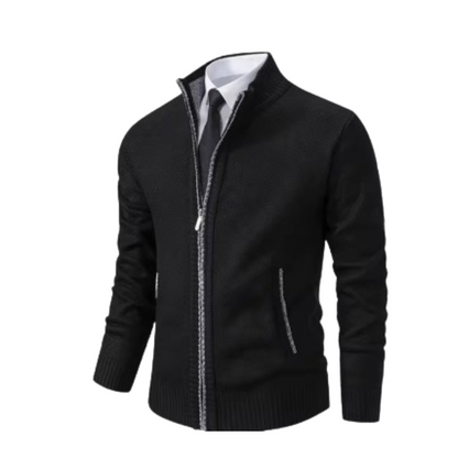 Men's Casual t Black Cardigan